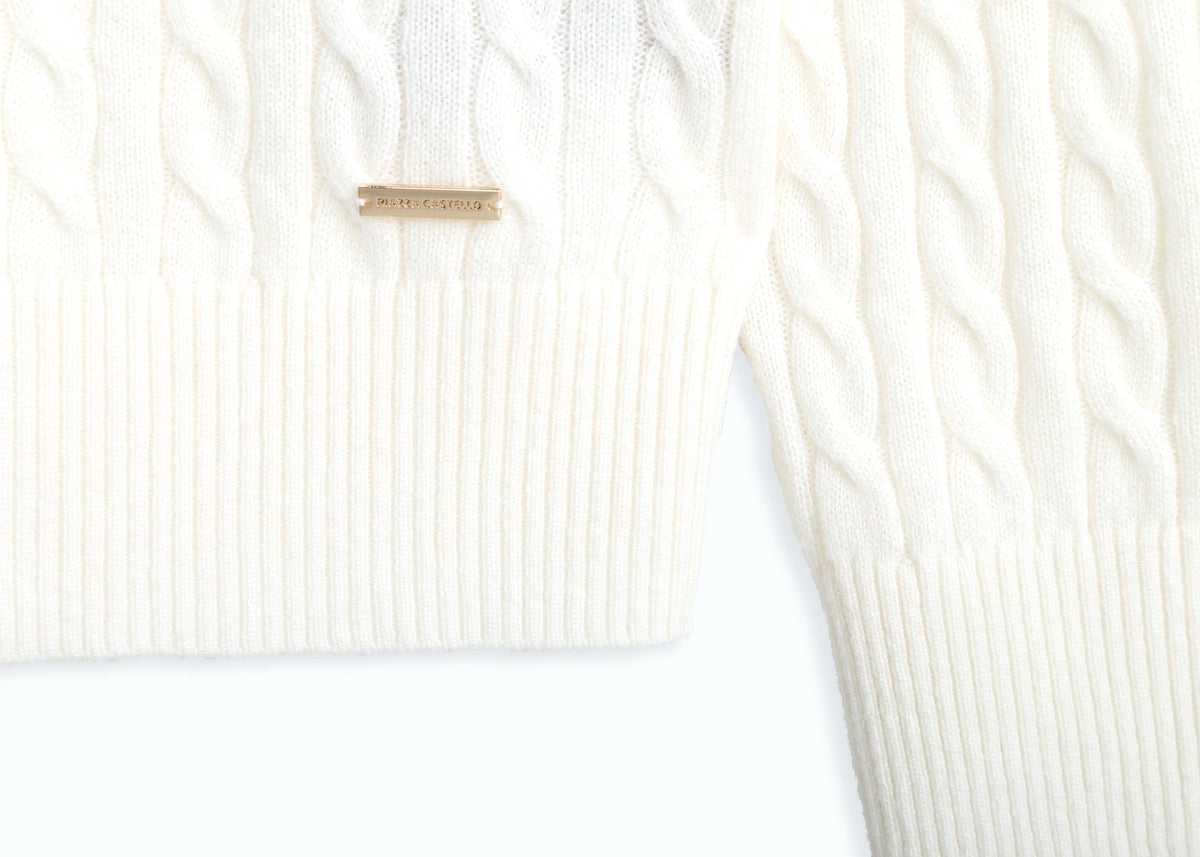 Ricamo Cable Knit Jumper