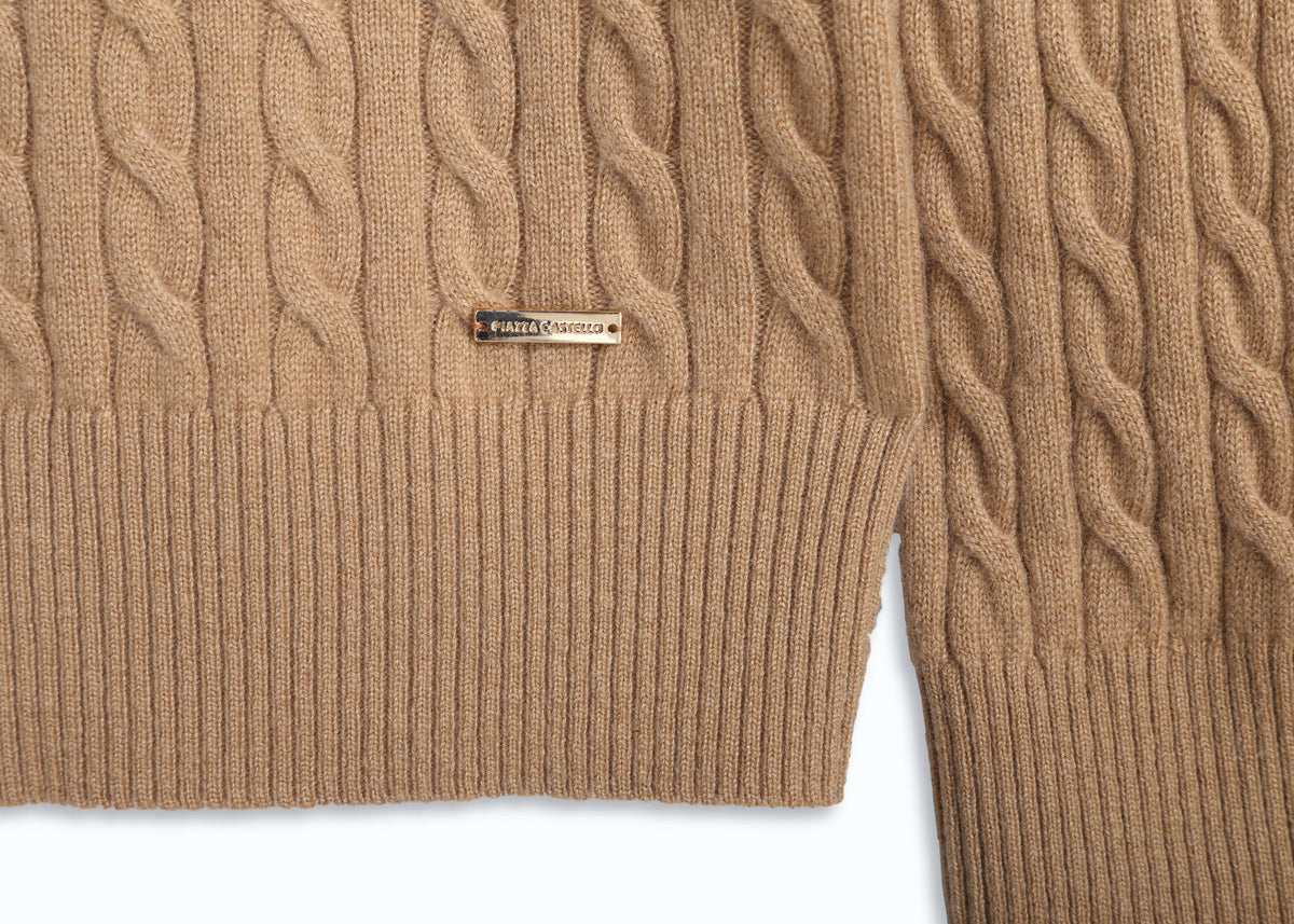 Ricamo Cable Knit Jumper