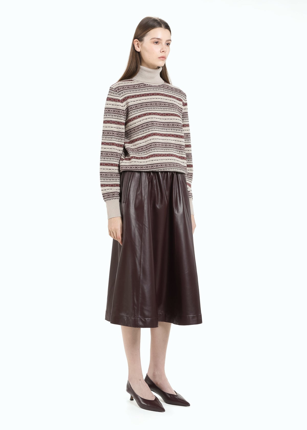 Ravena Leather Skirt