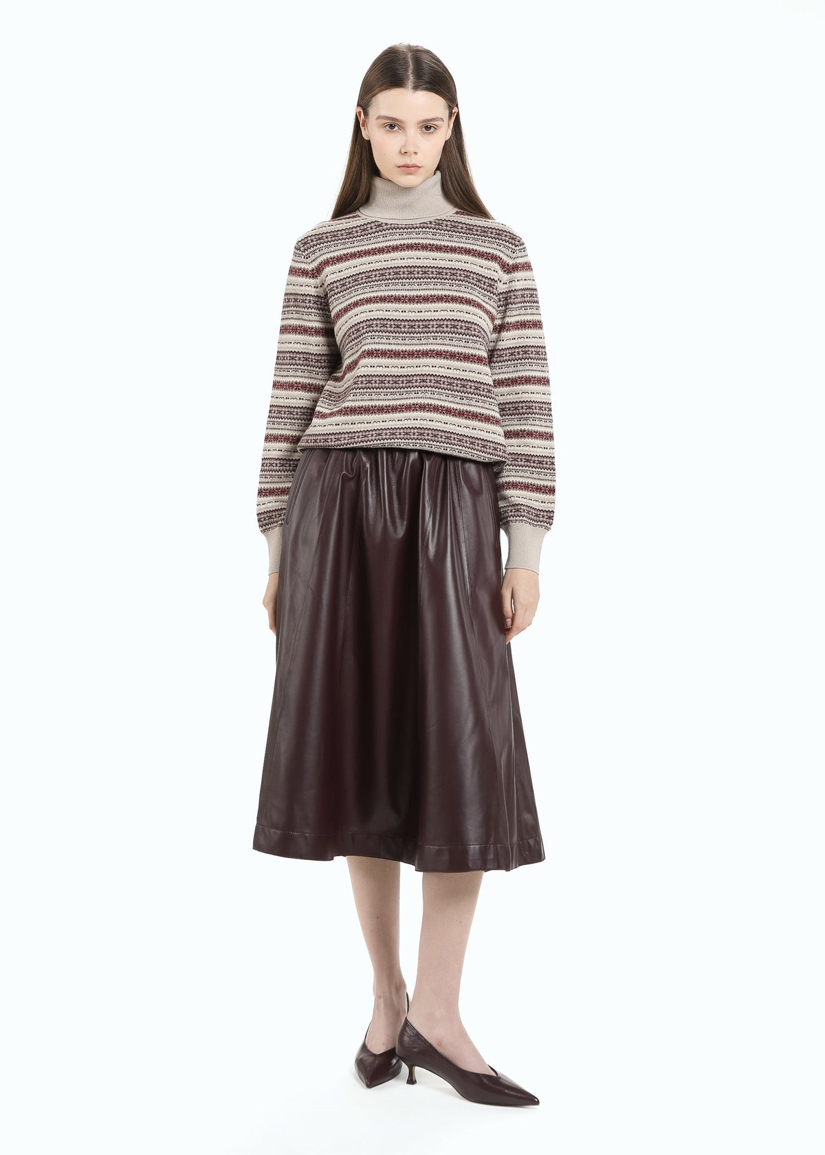 Ravena Leather Skirt