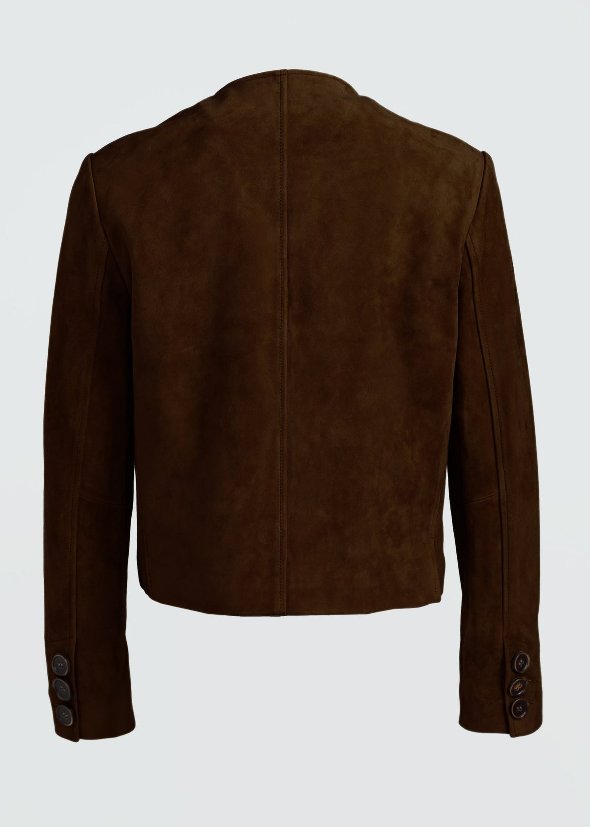 Sontuoso Suede Leather Boxy Jacket
