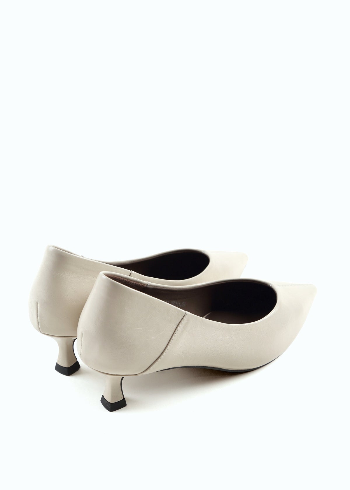 Marzara Kitten-Heel Leather Pump