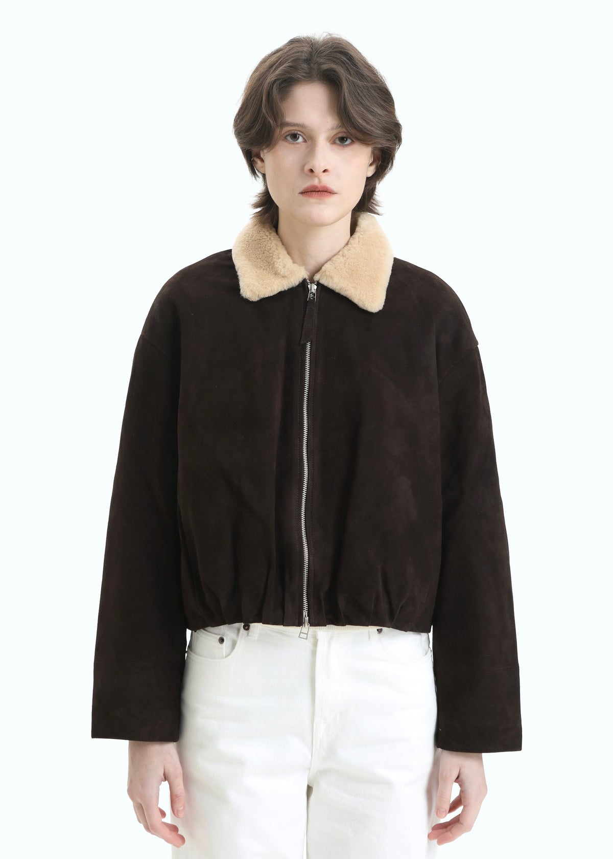 Brumale Suede Leather Jacket