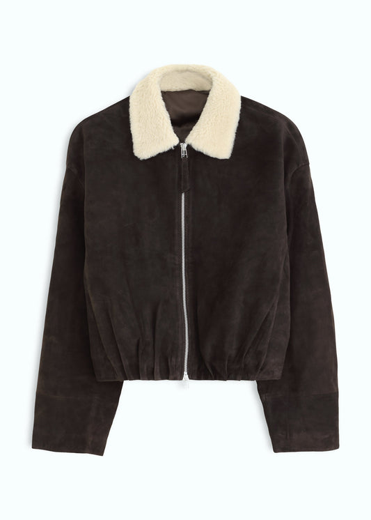 Brumale Suede Leather Jacket