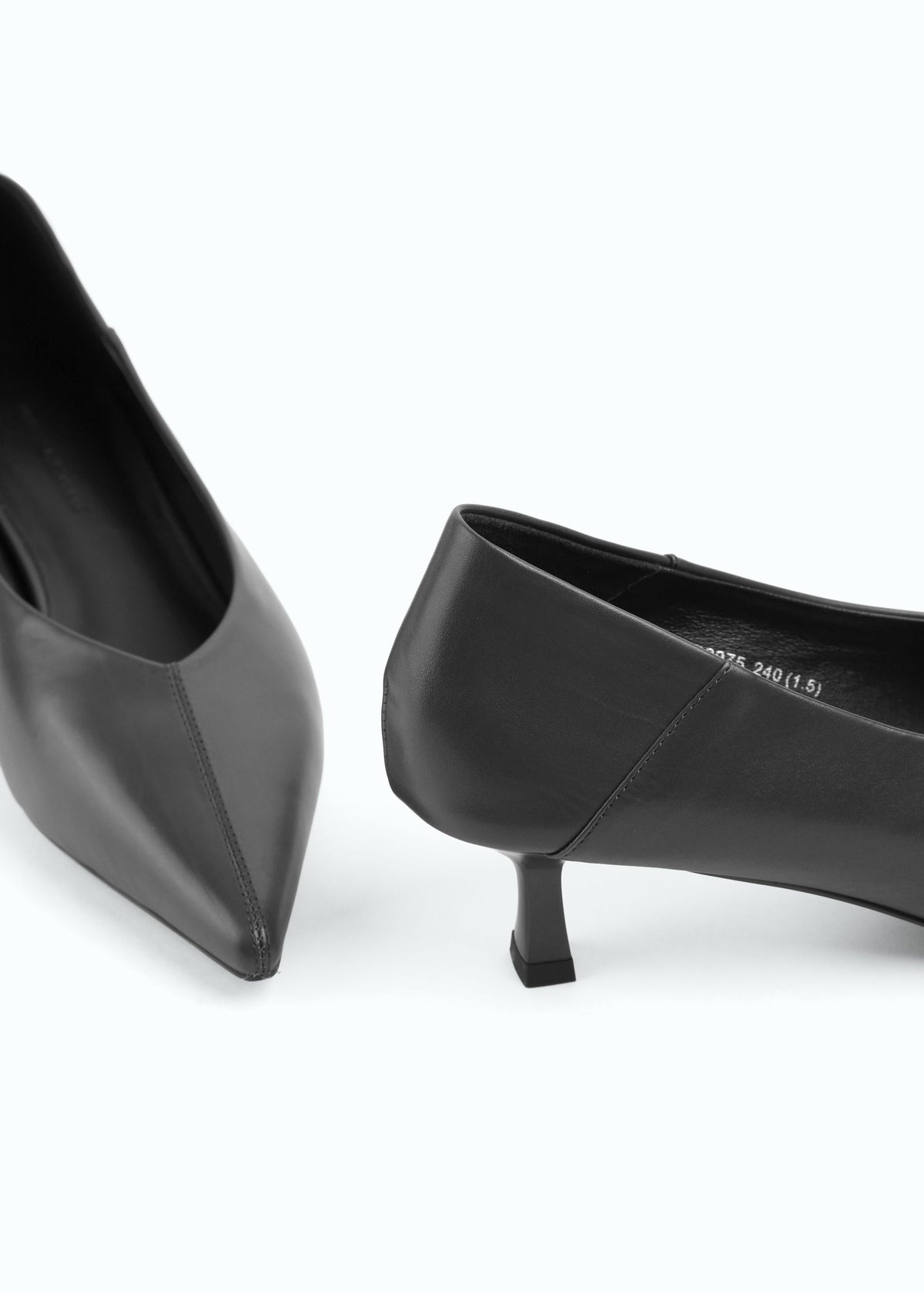 Marzara Kitten-Heel Leather Pump