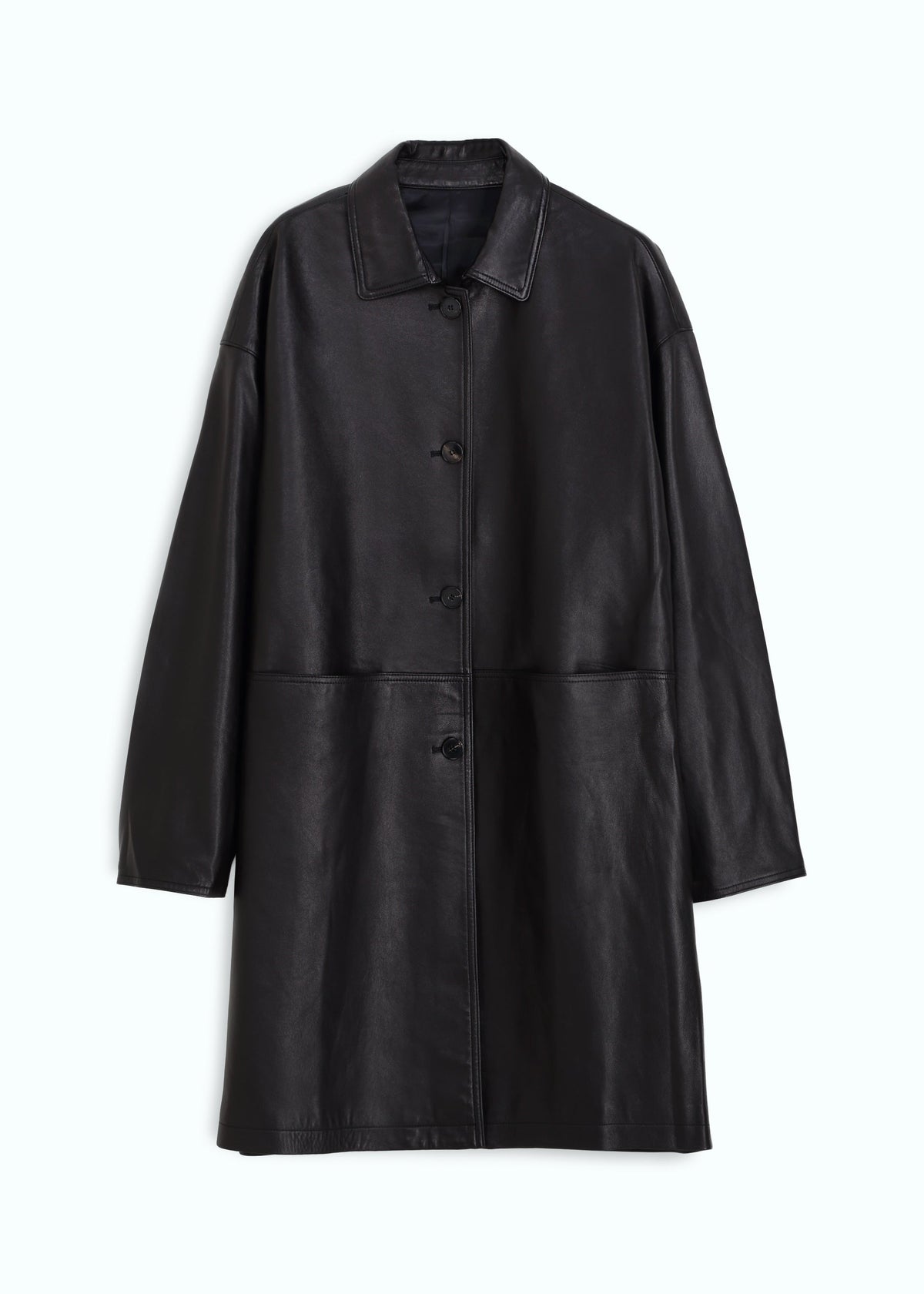 Brumale Leather Down Coat