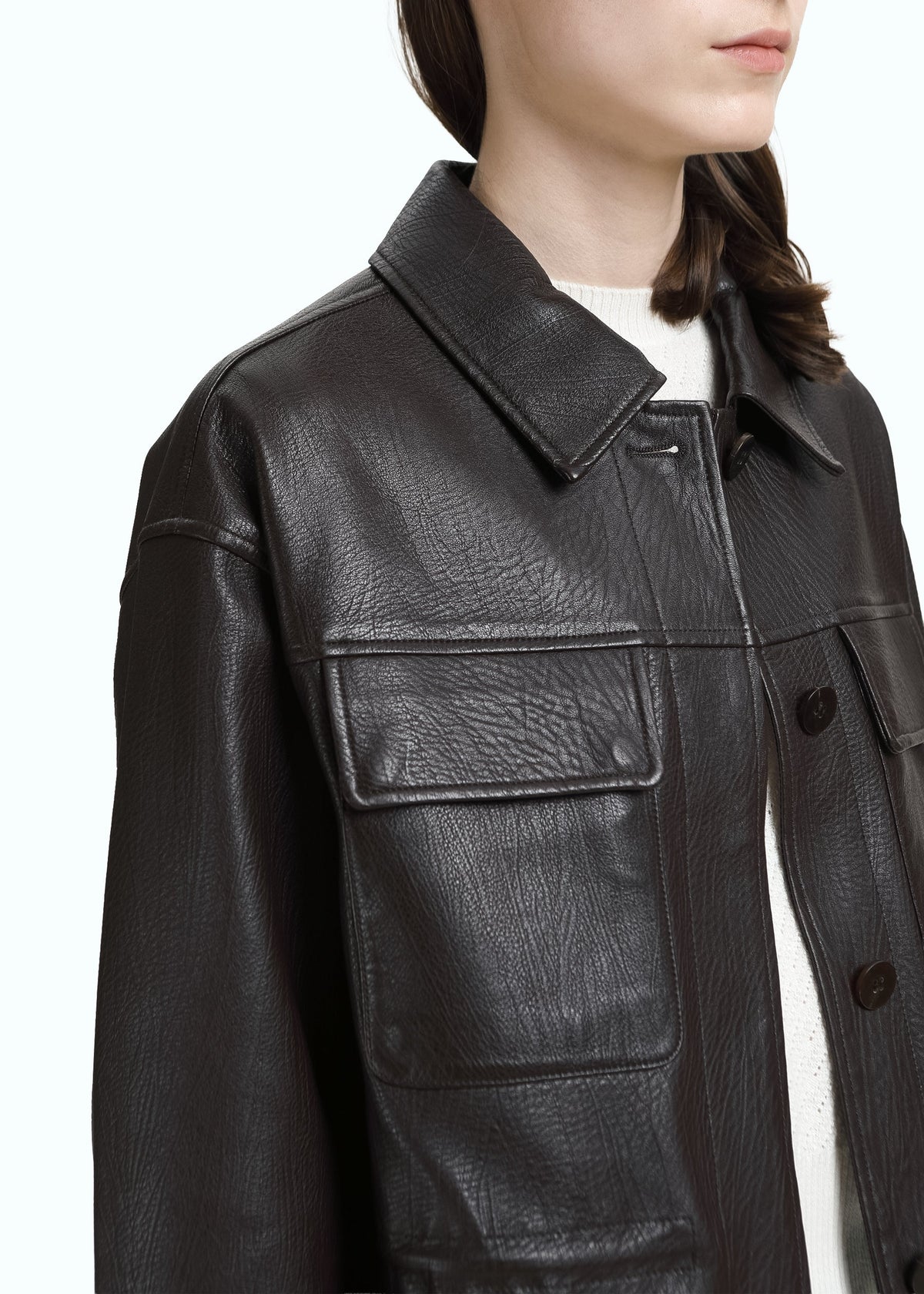 Coulisse Leather Jacket