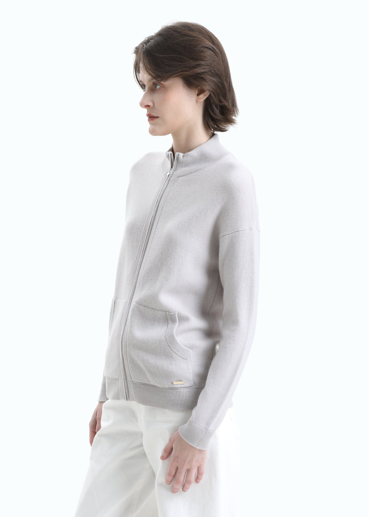 Tasca Zip Up Cardigan