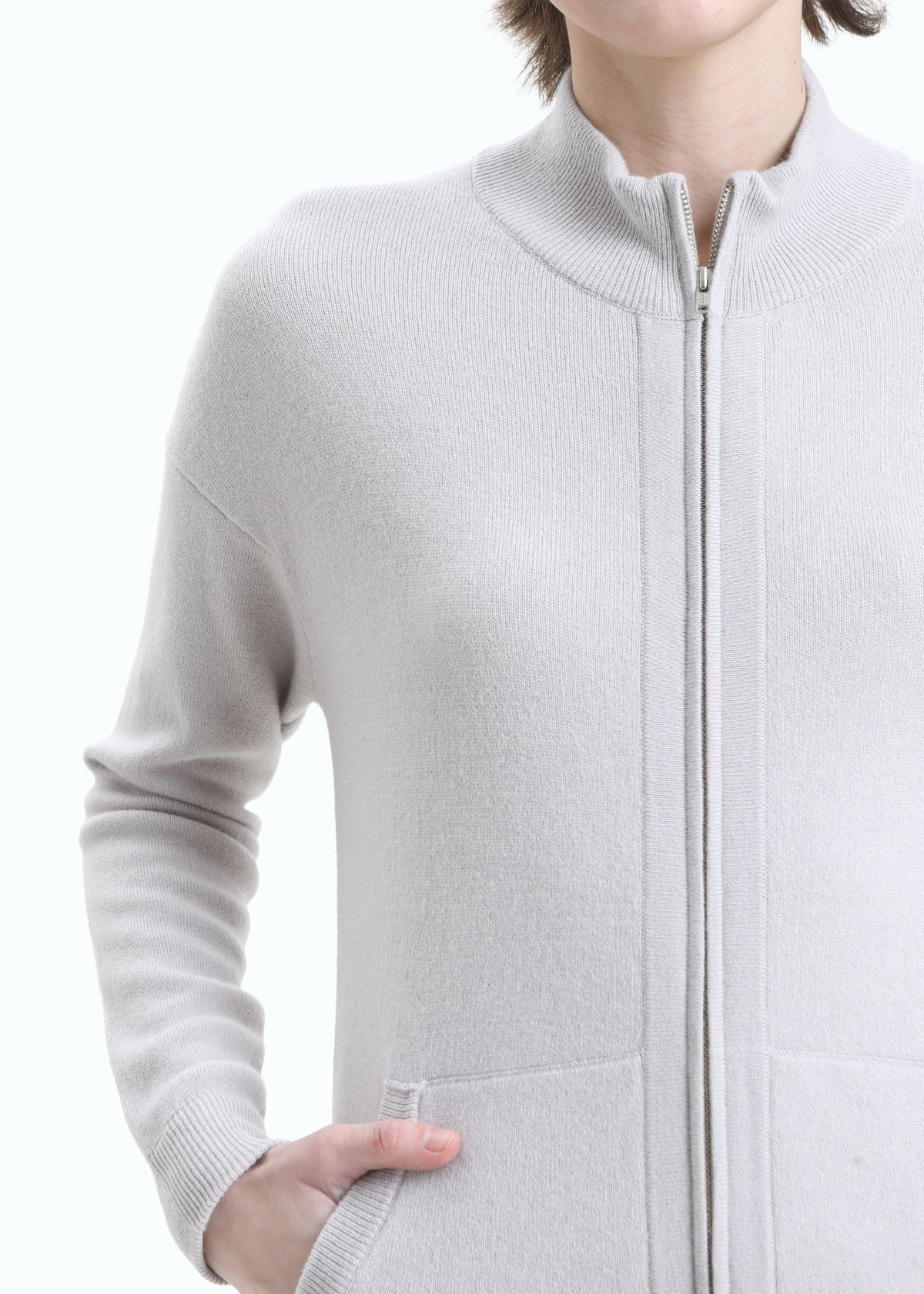 Tasca Zip Up Cardigan