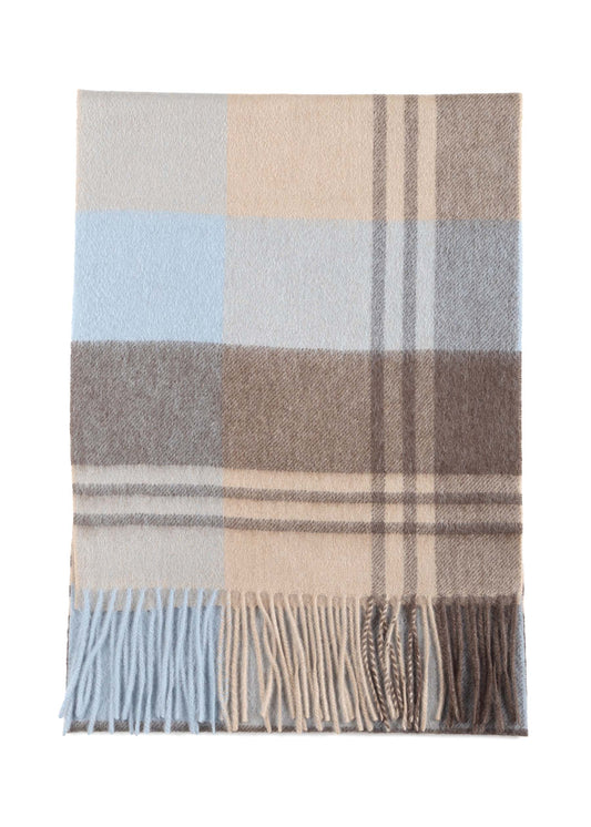 Cremisi Checked Shawl