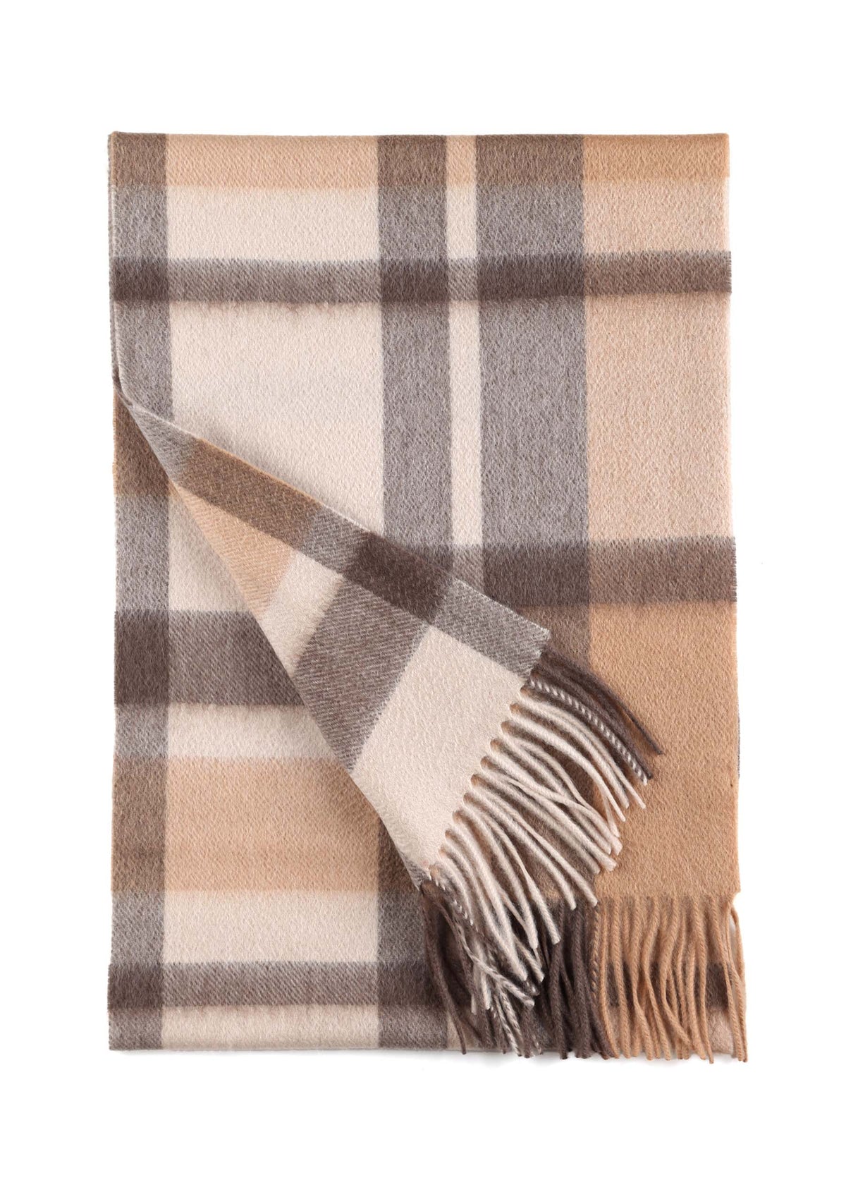 Cremisi Checked Shawl