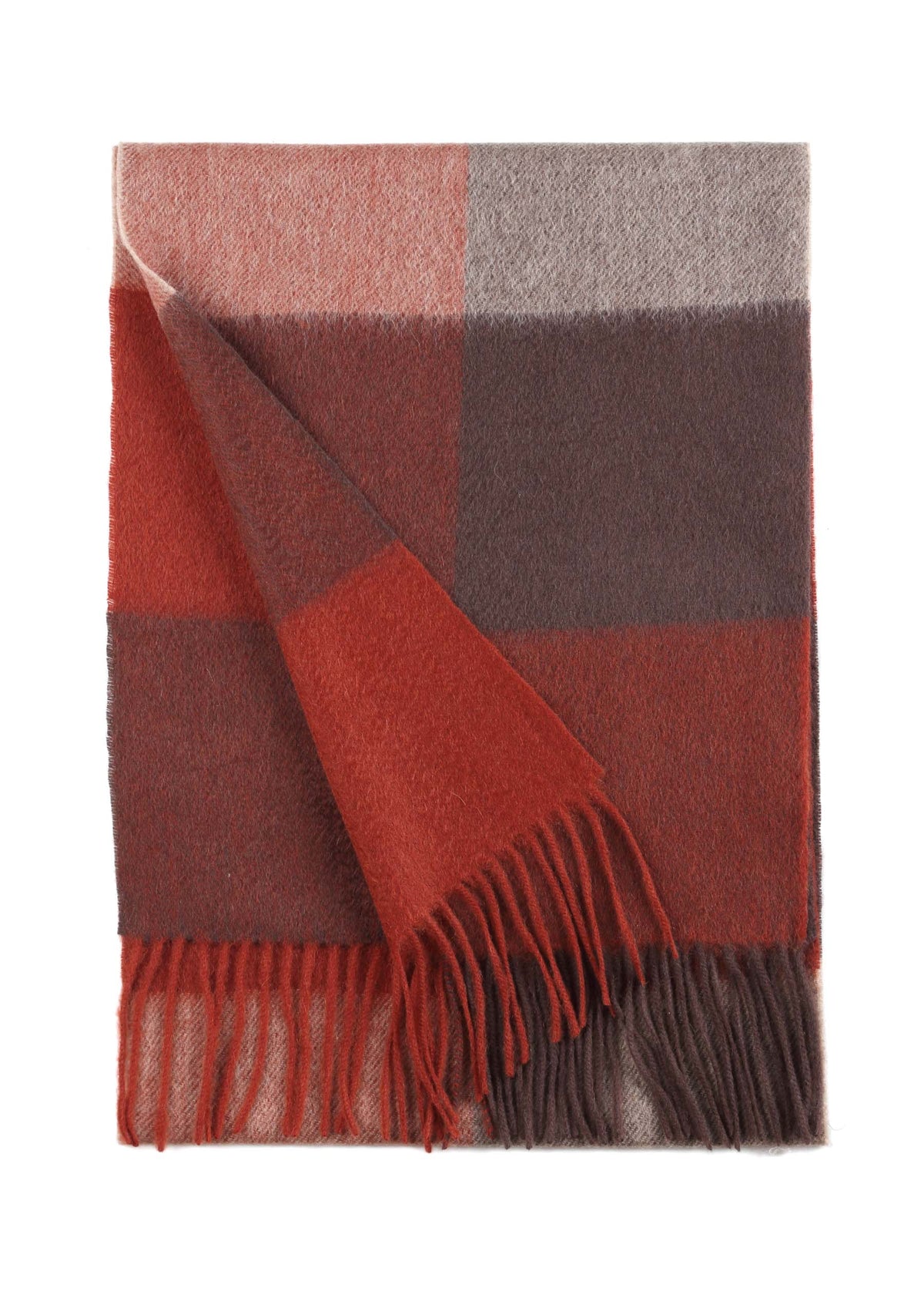 Cremisi Checked Shawl