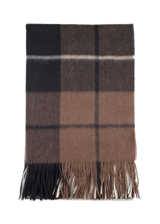 Rubino Checked Shawl