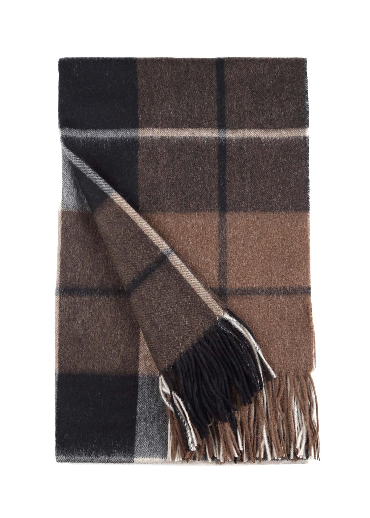 Rubino Checked Shawl