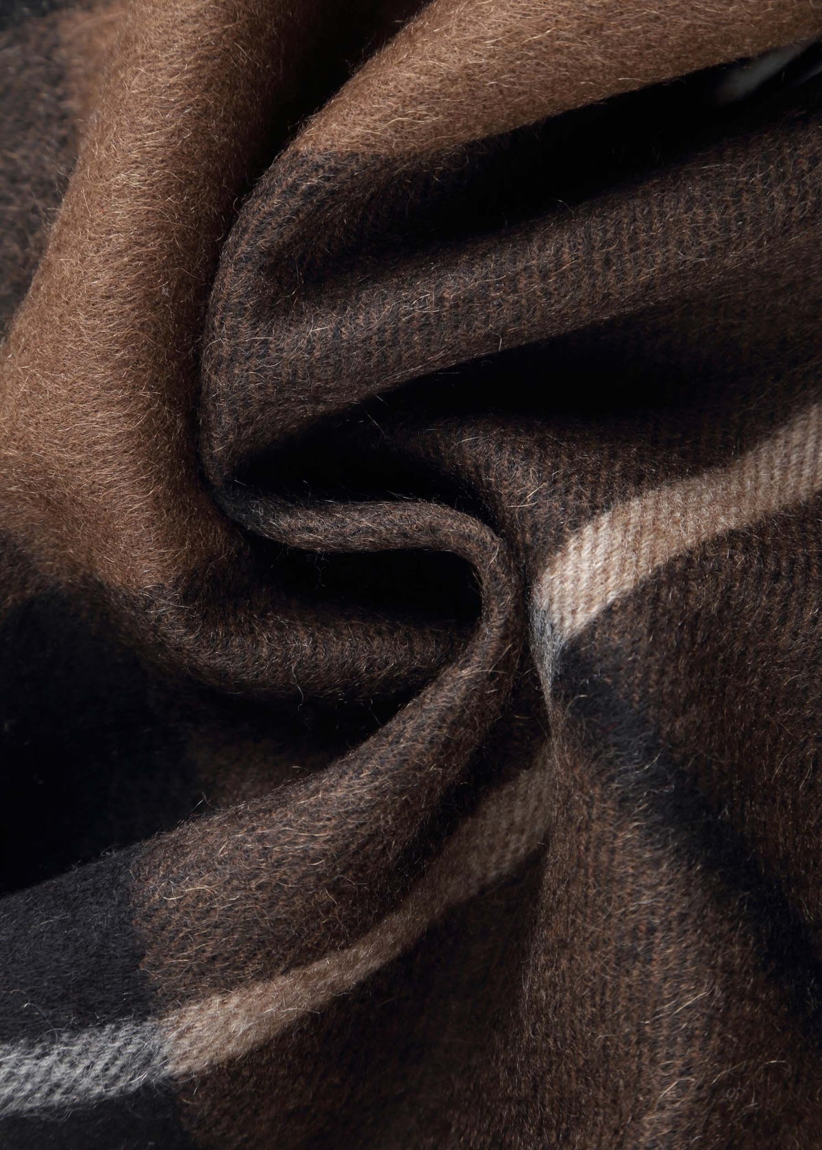 Rubino Checked Shawl