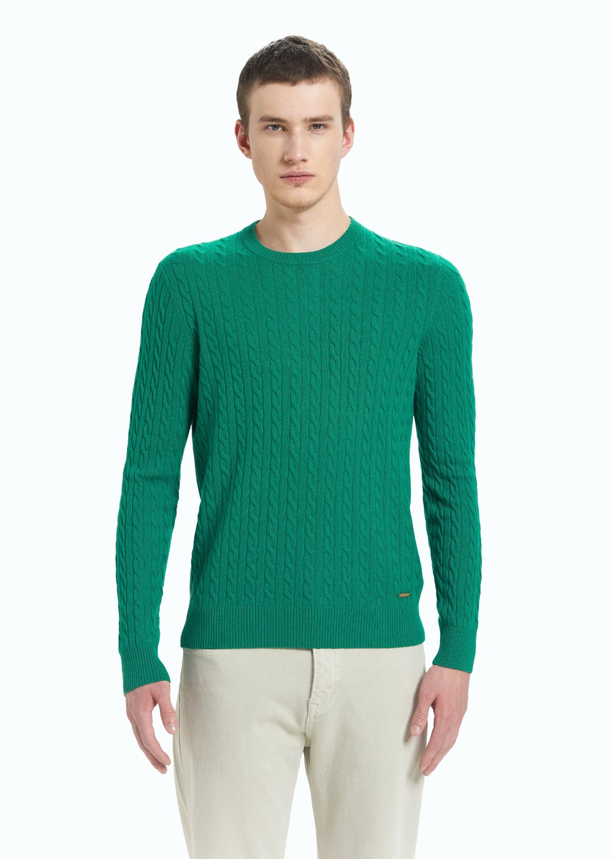 Ricamo Cable Knit Jumper