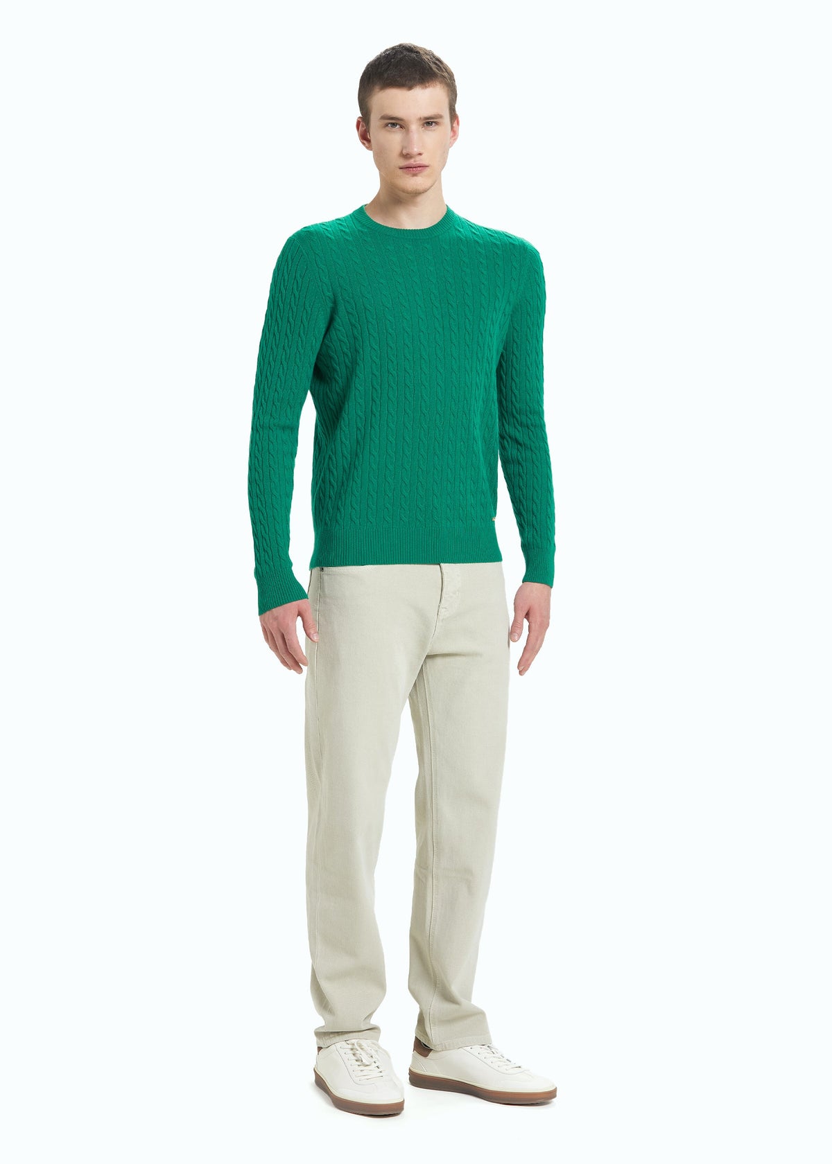 Ricamo Cable Knit Jumper