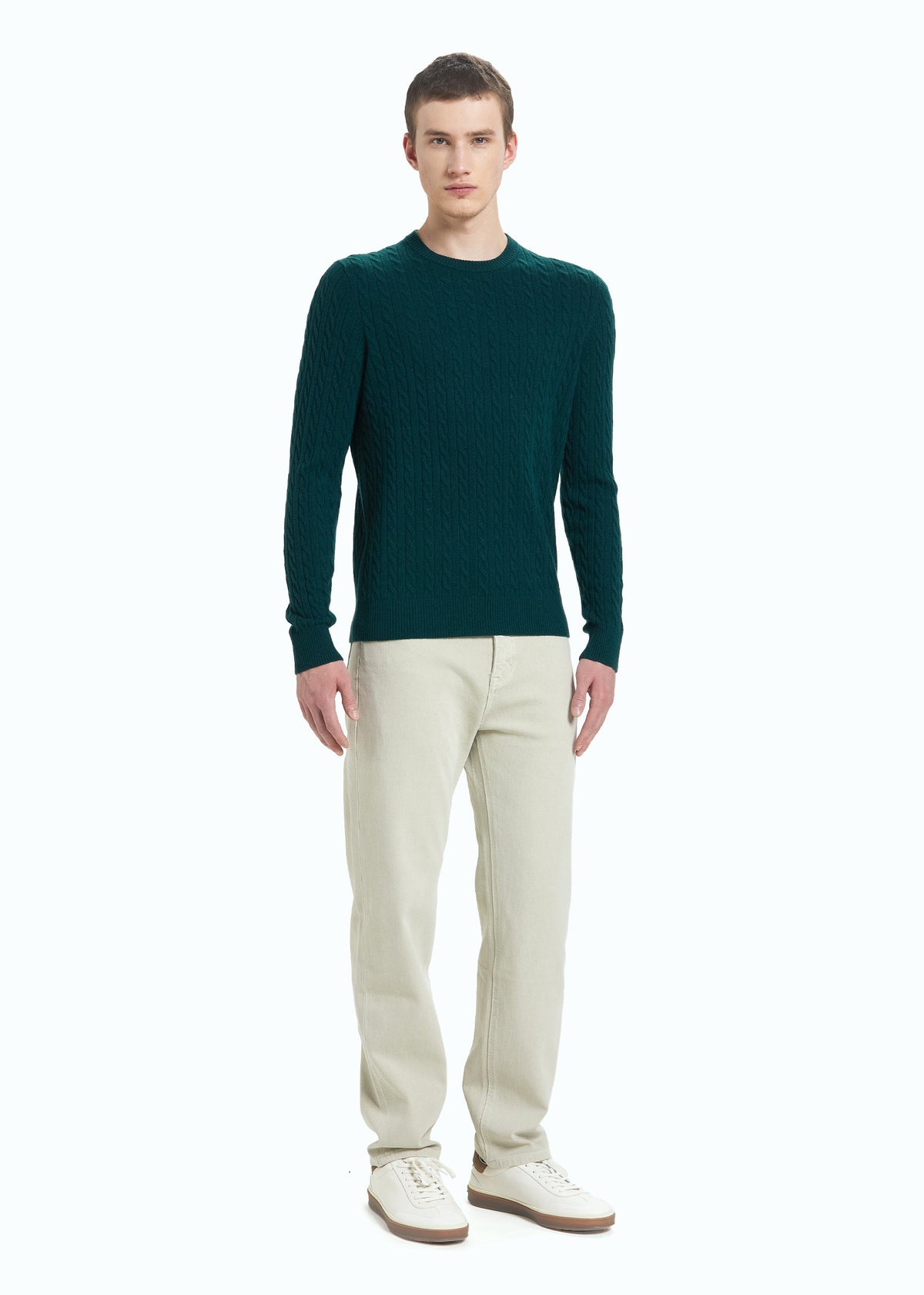 Ricamo Cable Knit Jumper