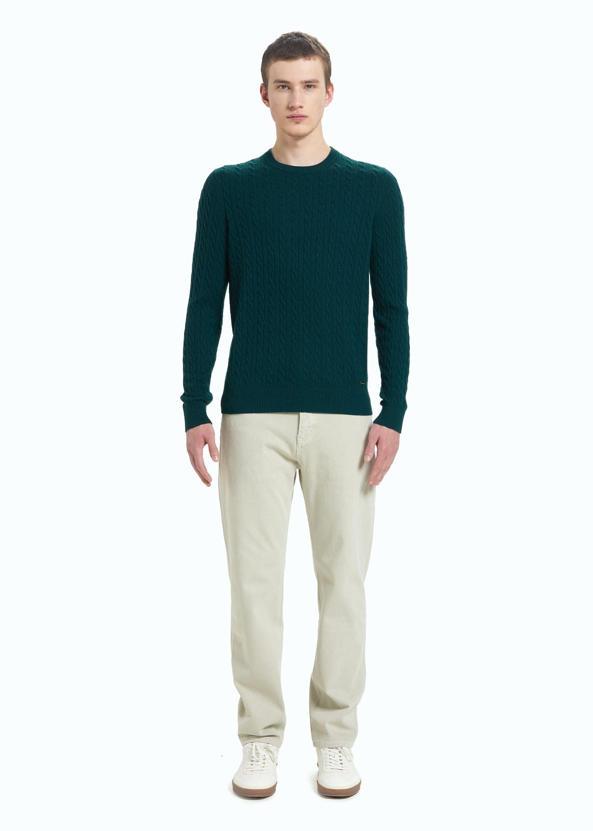 Ricamo Cable Knit Jumper