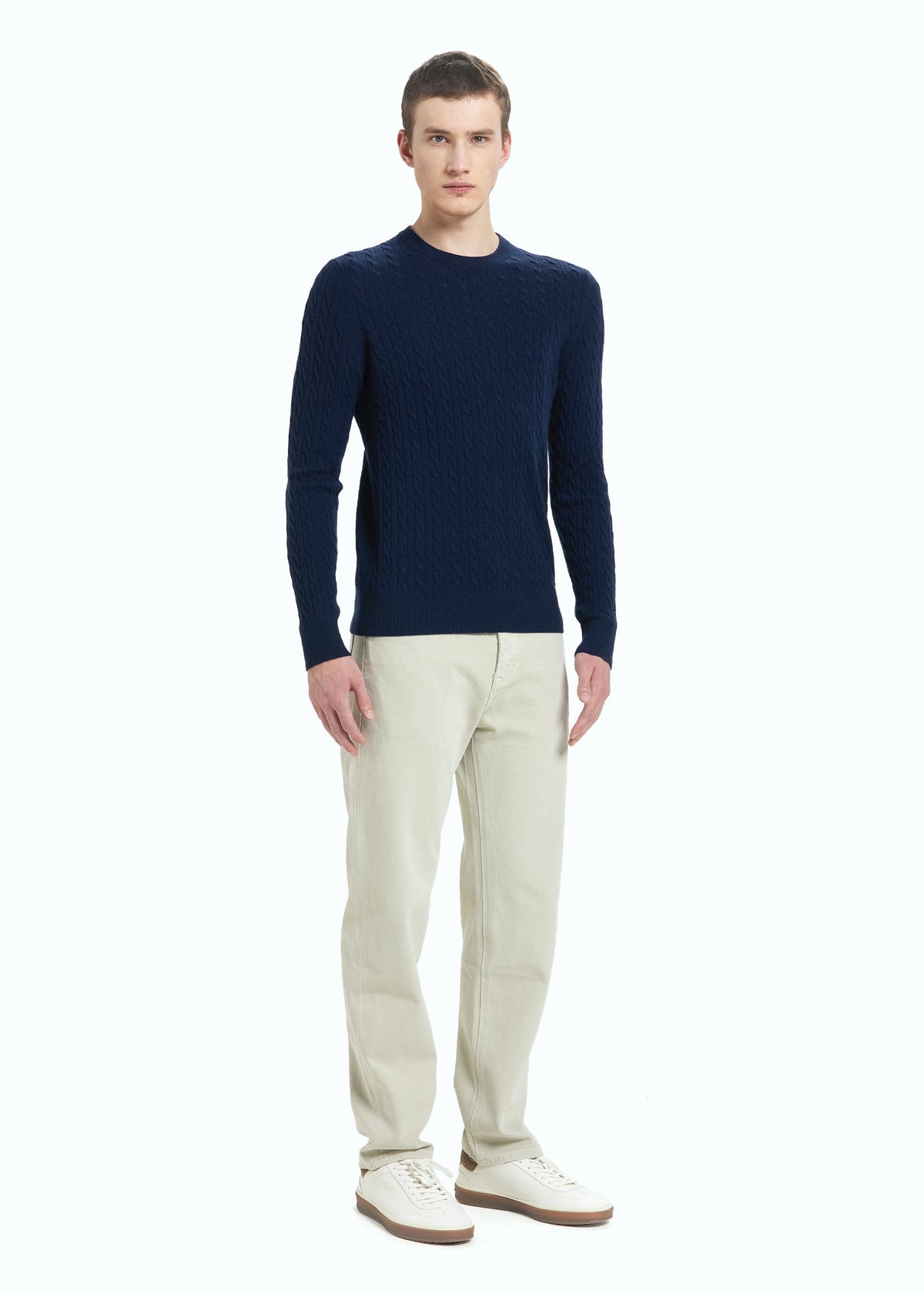 Ricamo Cable Knit Jumper