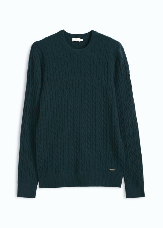 Ricamo Cable Knit Jumper