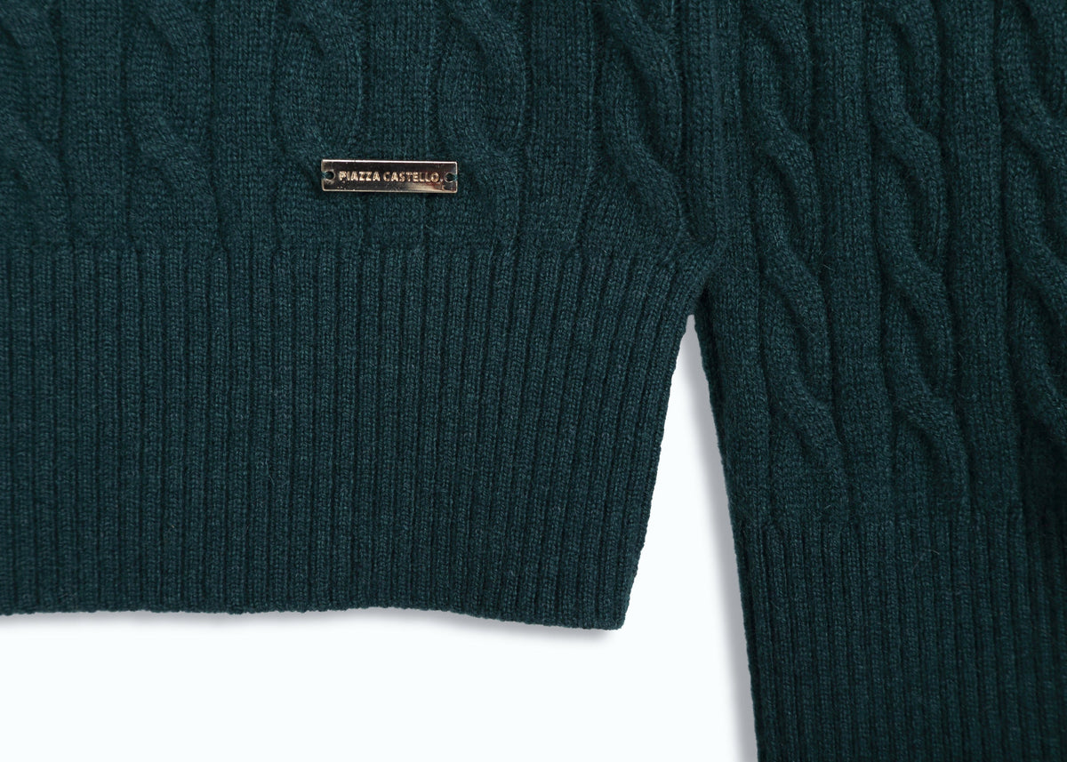 Ricamo Cable Knit Jumper