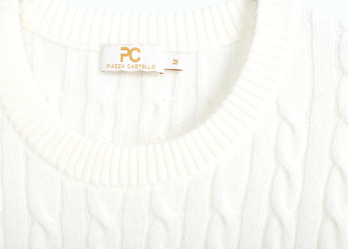 Ricamo Cable Knit Jumper
