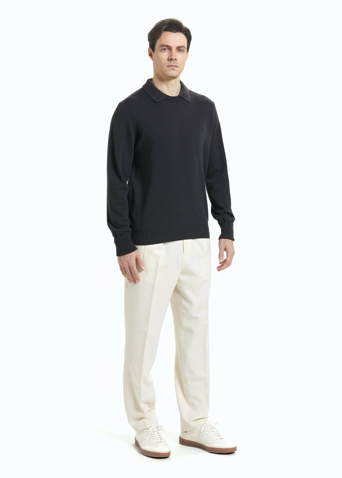 Siena Men's Polo Neck Jumper