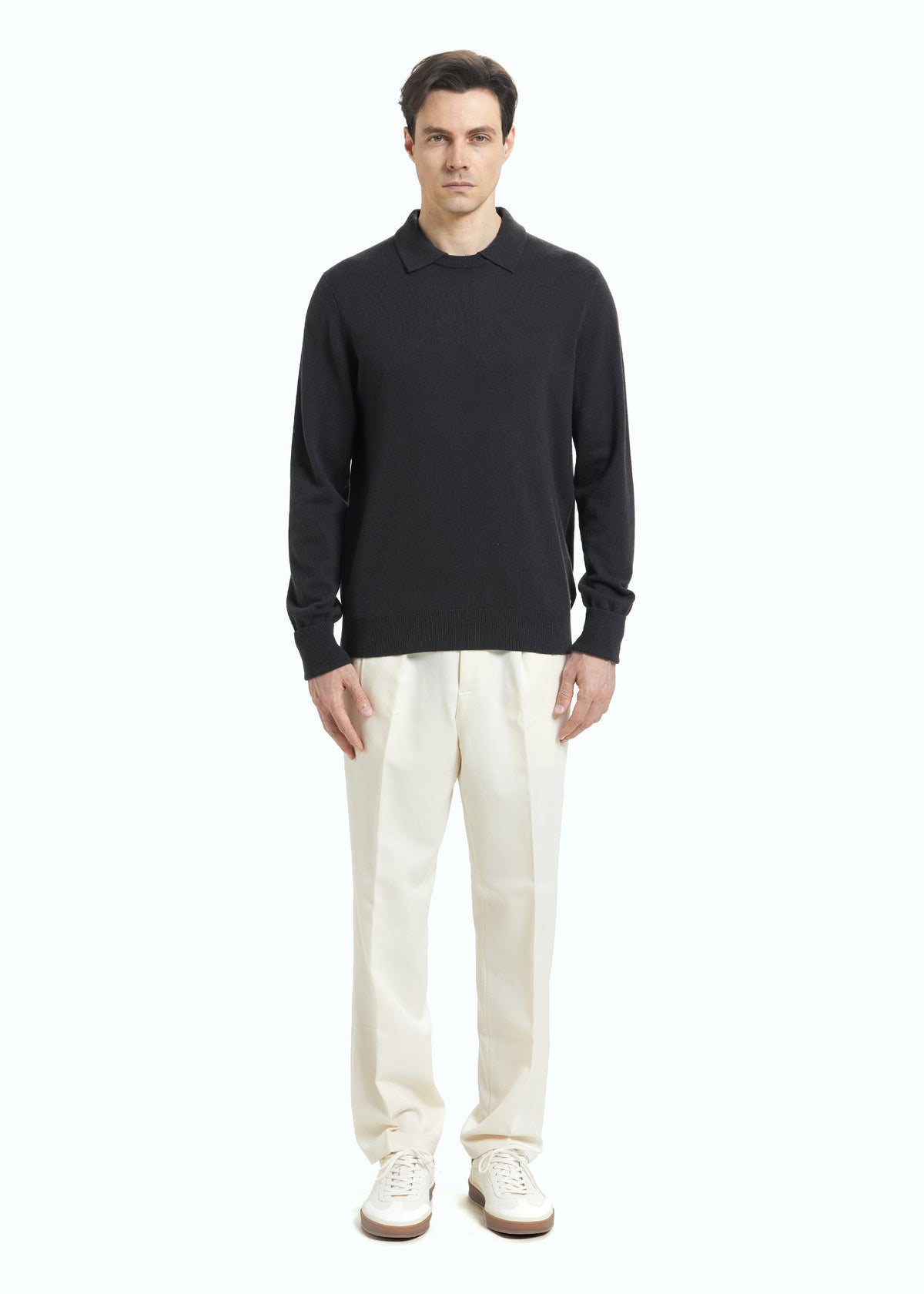 Siena Men's Polo Neck Jumper