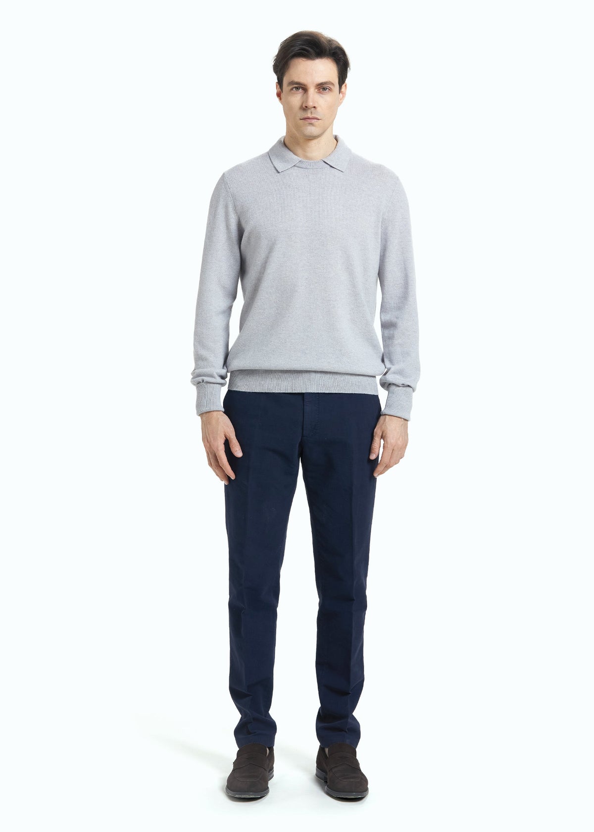 Siena Men's Polo Neck Jumper