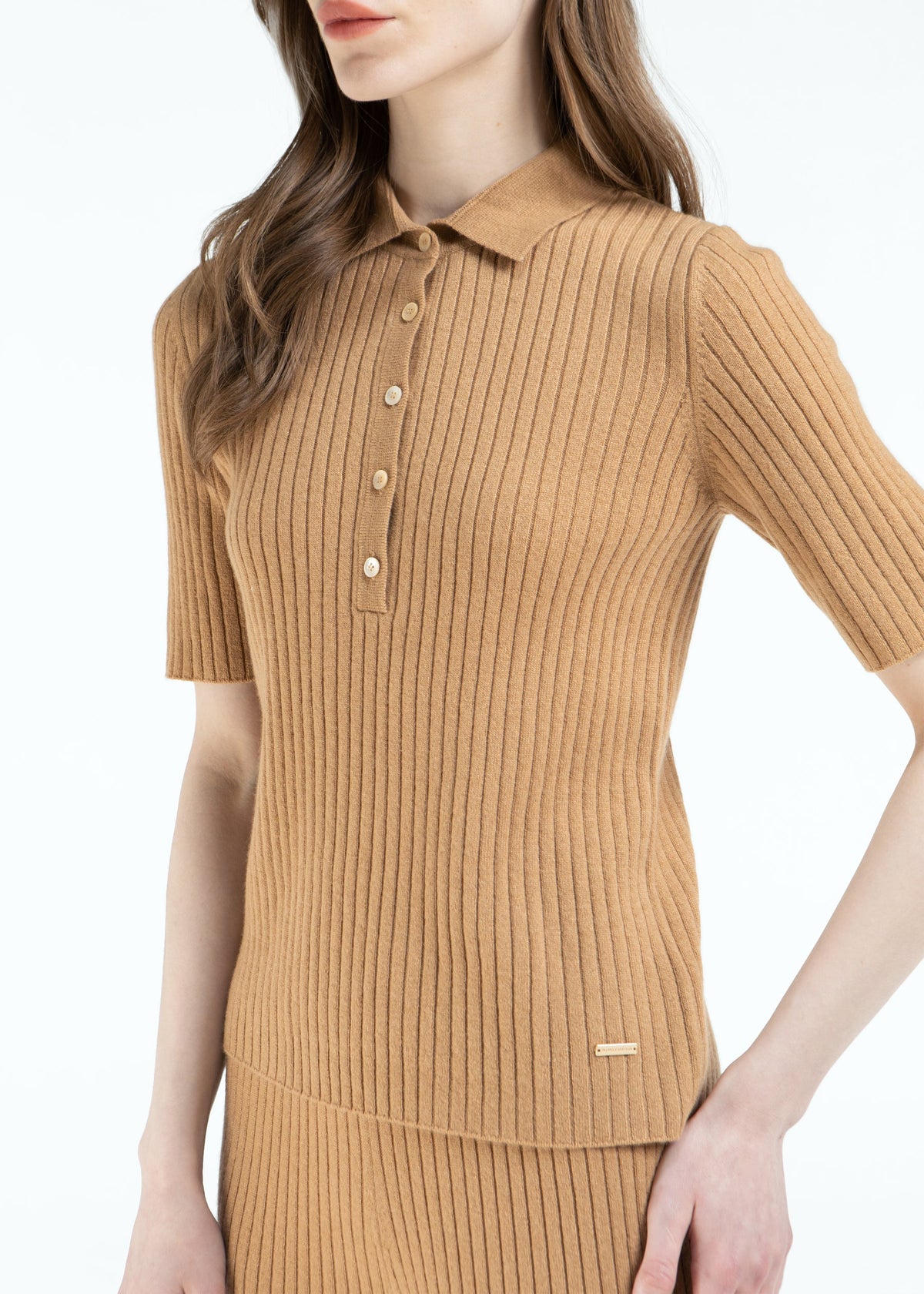Cenere Polo Top