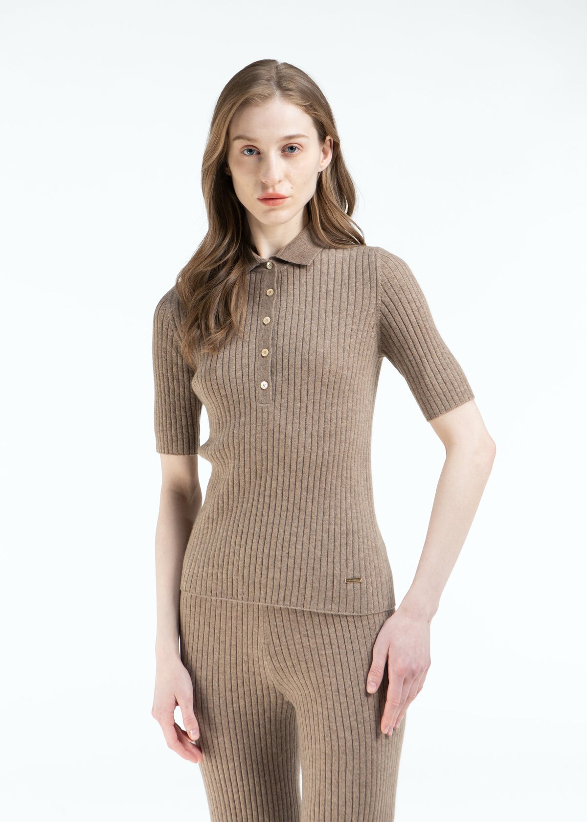 Cenere Polo Top