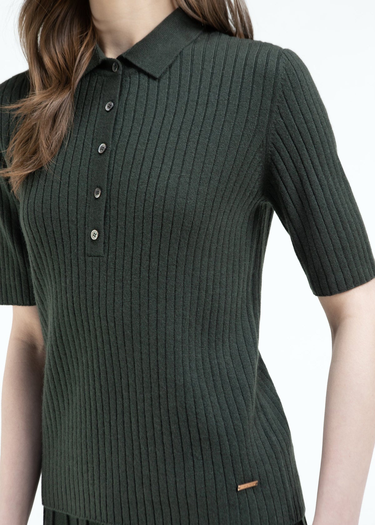 Cenere Polo Top