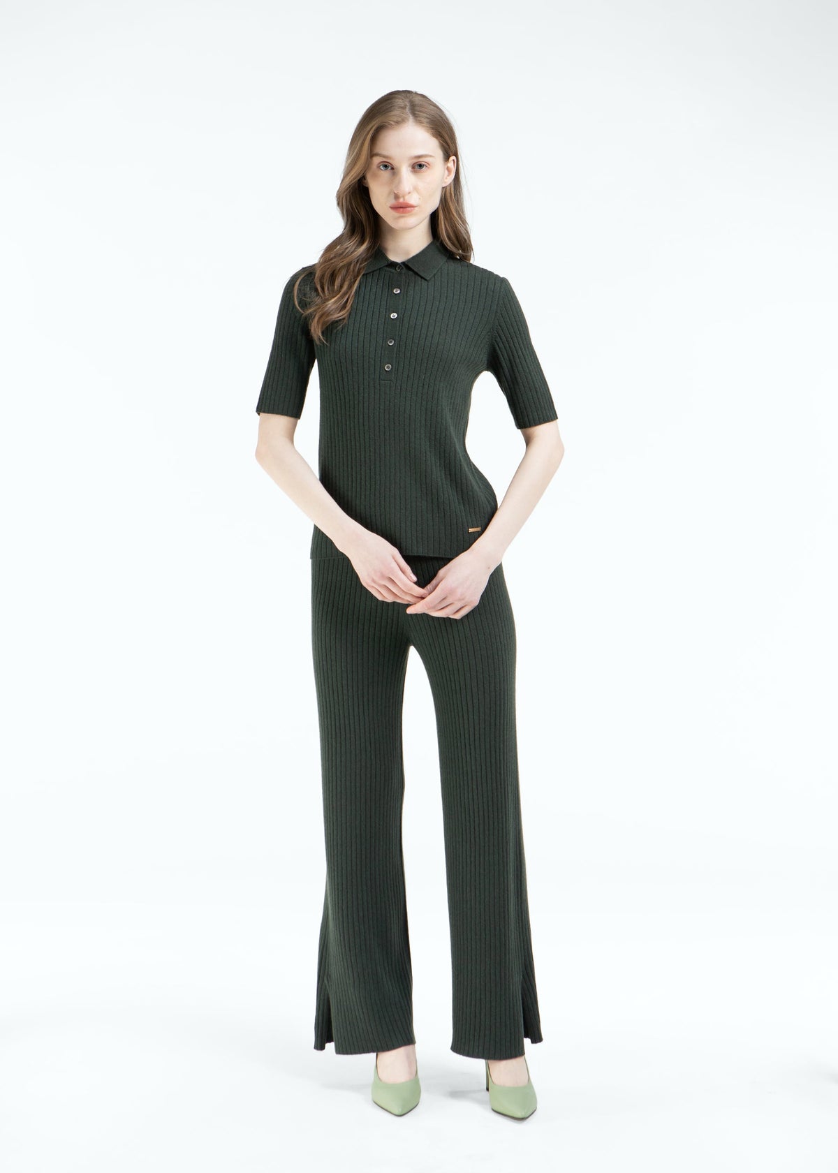 Cenere Polo Top
