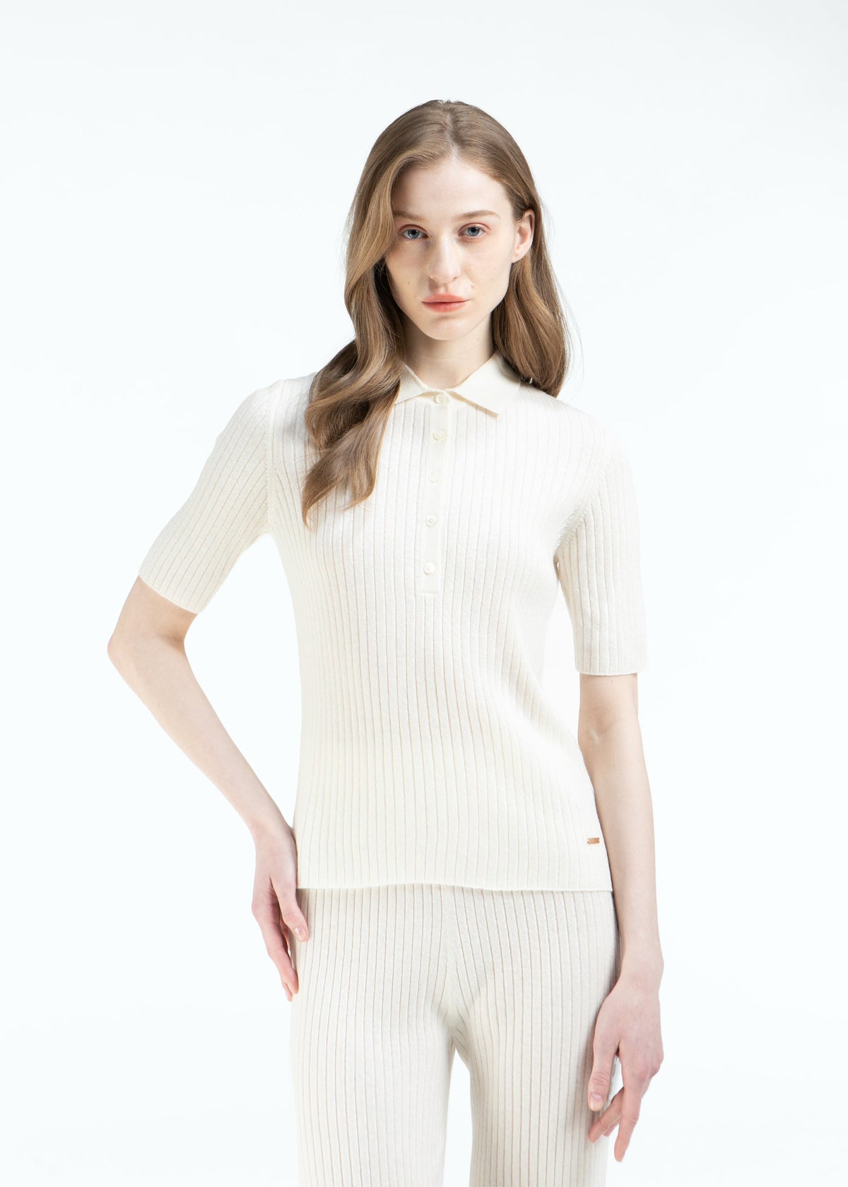 Cenere Polo Top