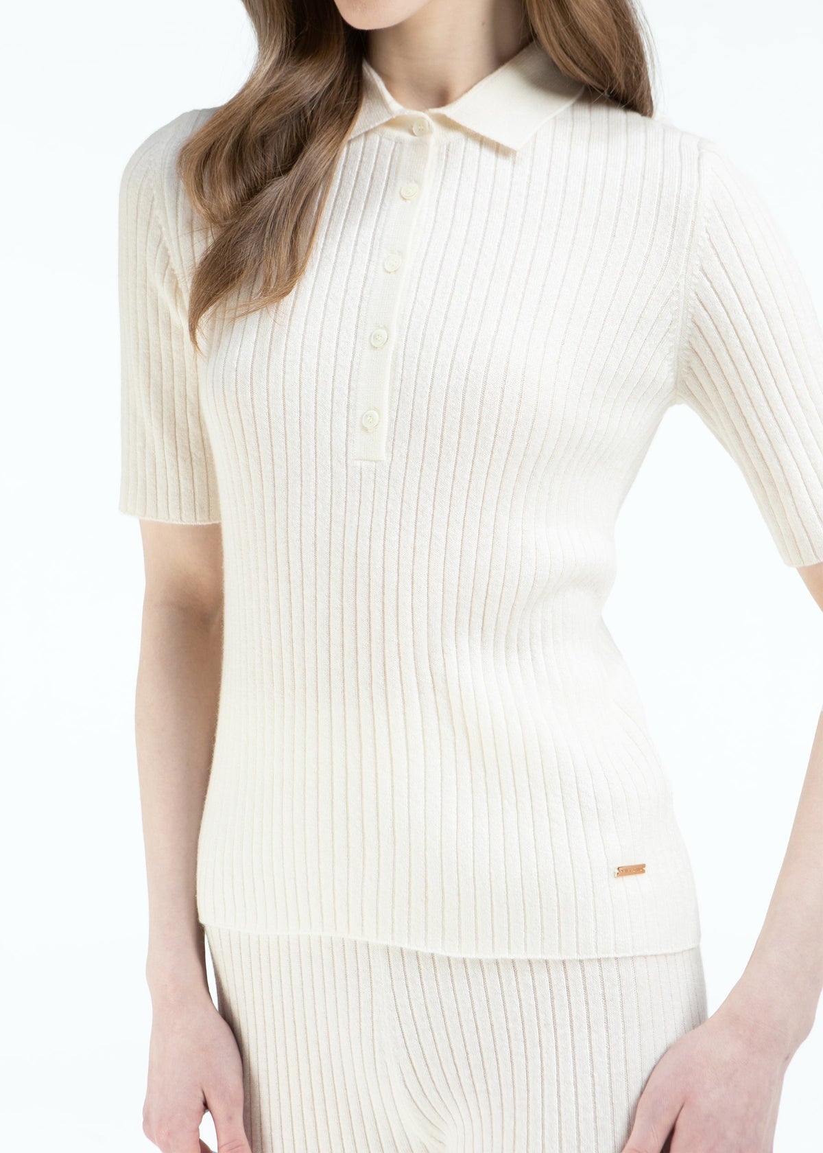 Cenere Polo Top