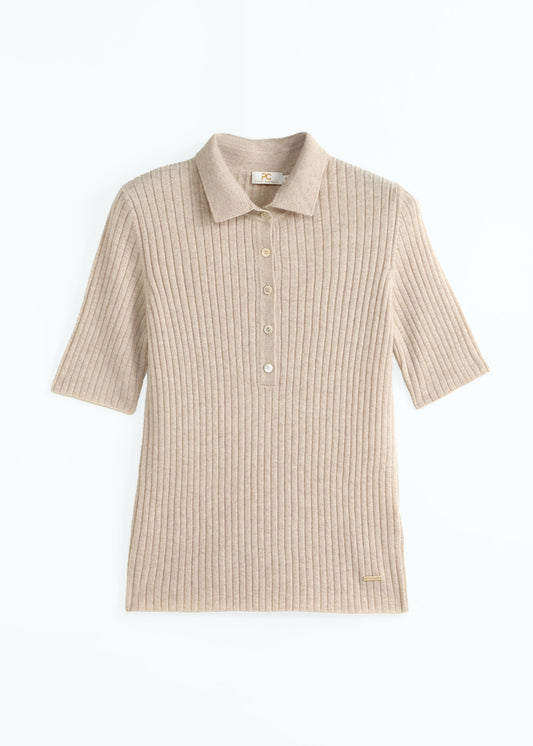 Cenere Polo Top