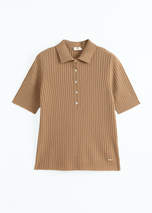 Cenere Polo Top