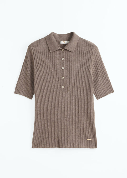 Cenere Polo Top