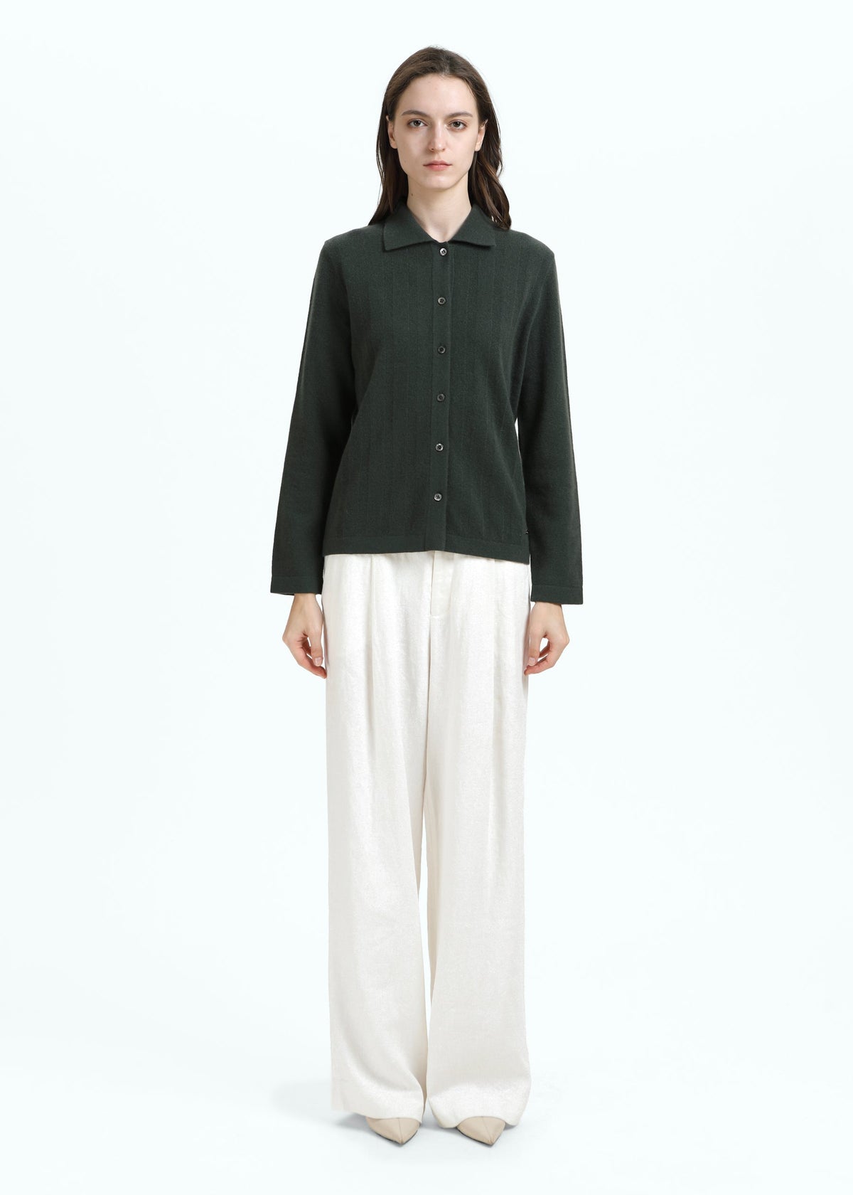 Risvolto Cashmere Cardigan