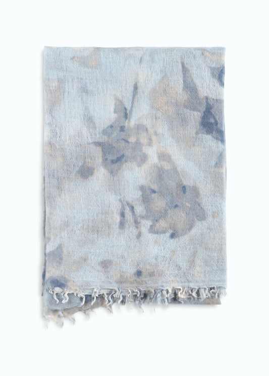 Fiori Cashmere Shawl with Print