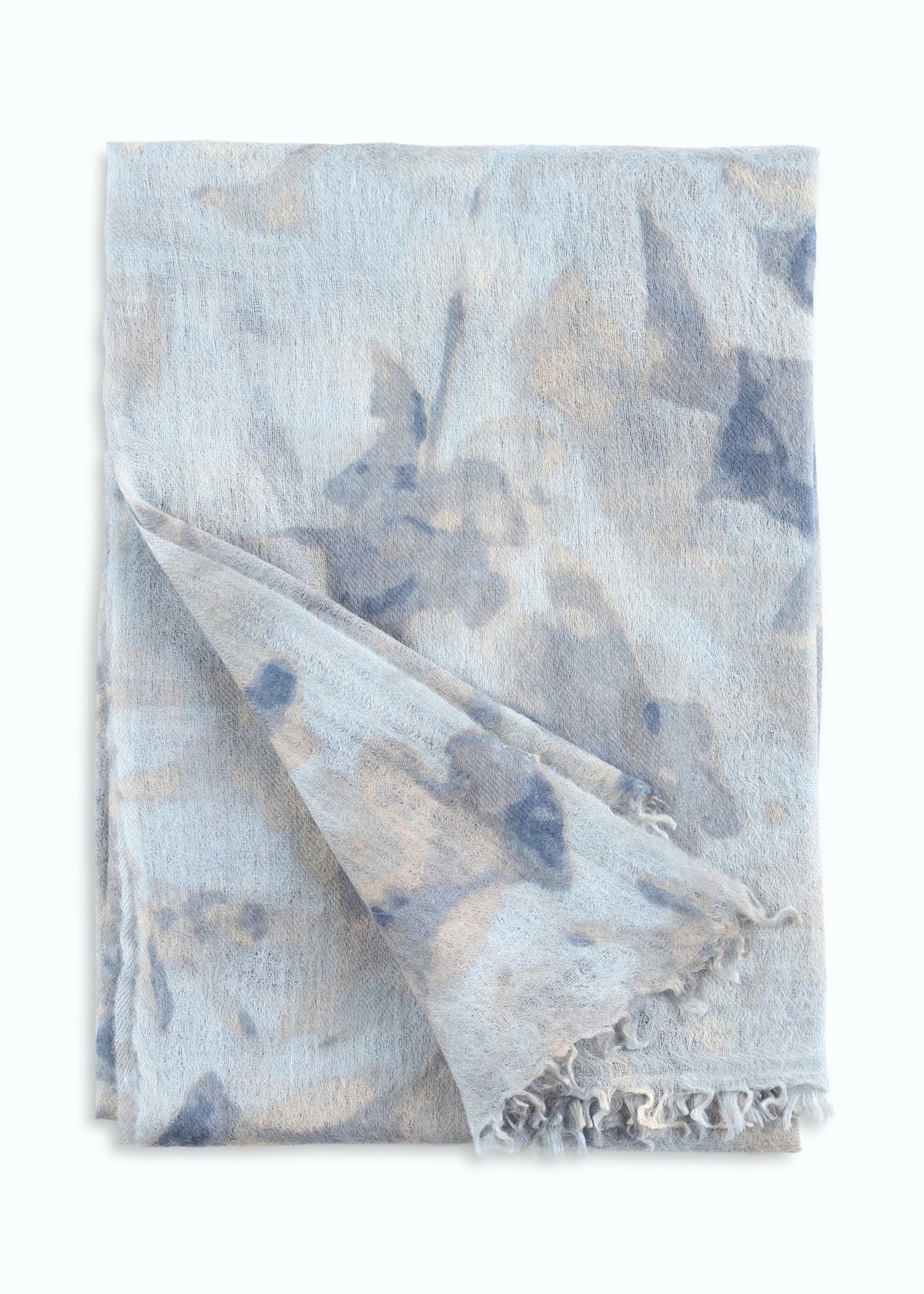 Fiori Cashmere Shawl with Print