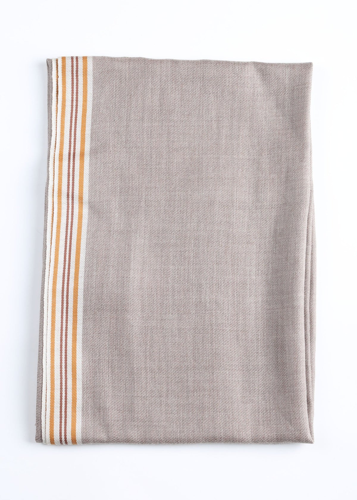 Ombra Cashmere Scarf with Stripes