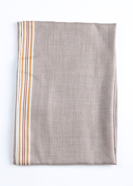 Ombra Cashmere Scarf with Stripes