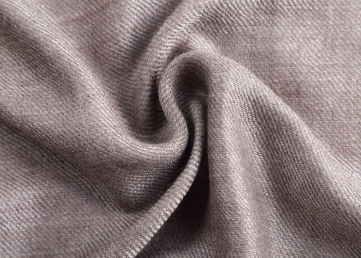 Ombra Cashmere Scarf with Stripes