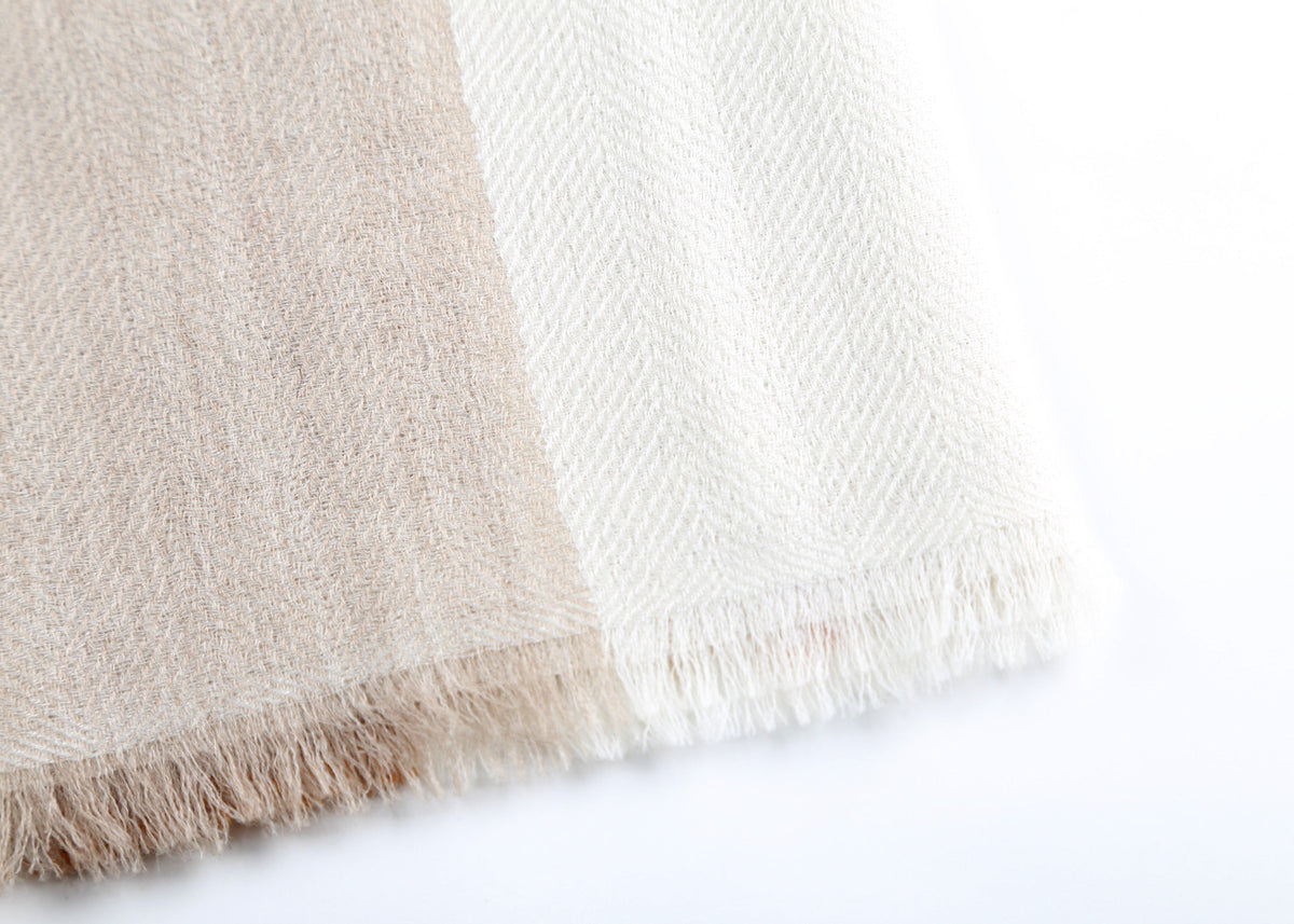 Toscana Plaid Cashmere Shawl