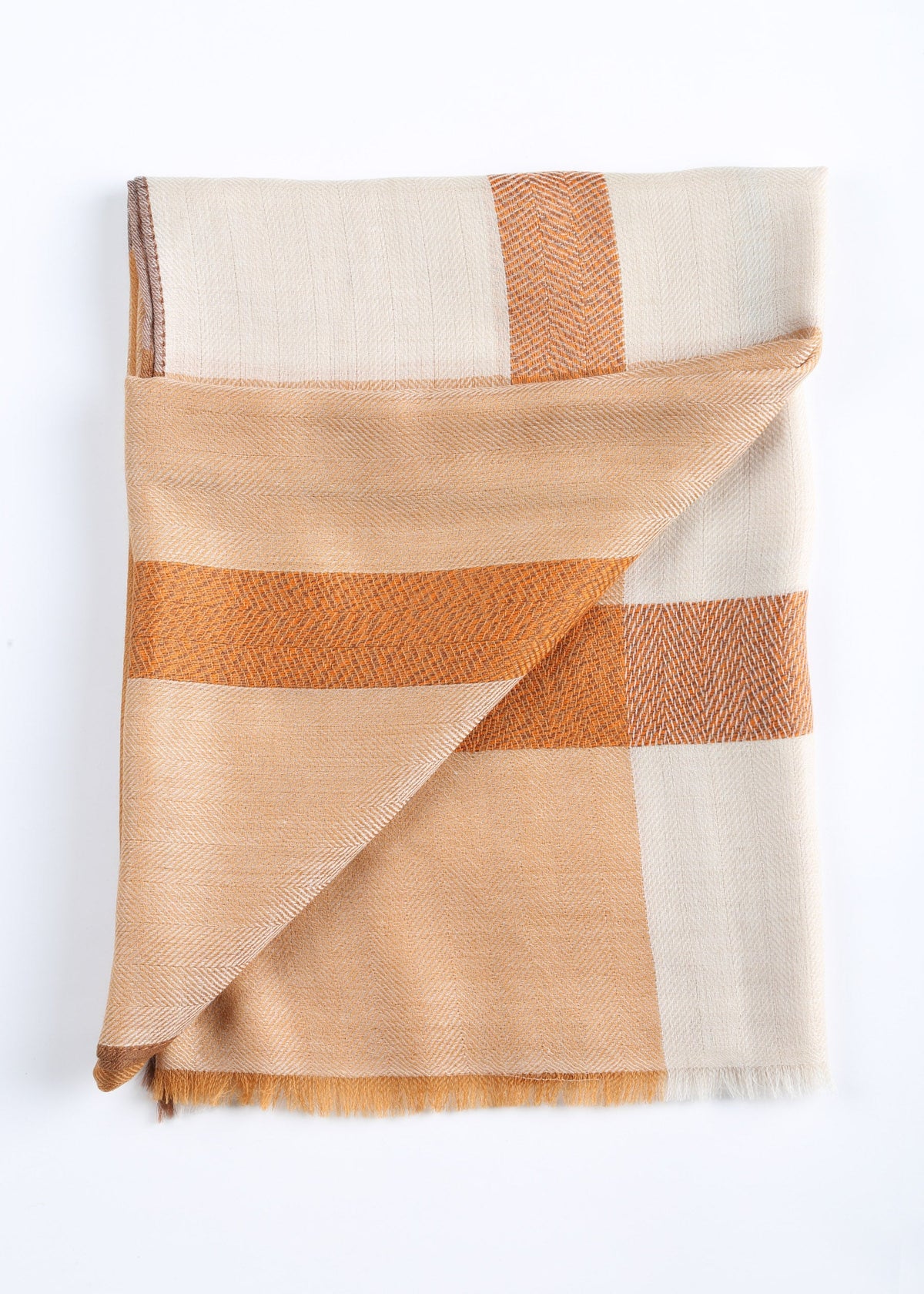 Toscana Plaid Cashmere Shawl
