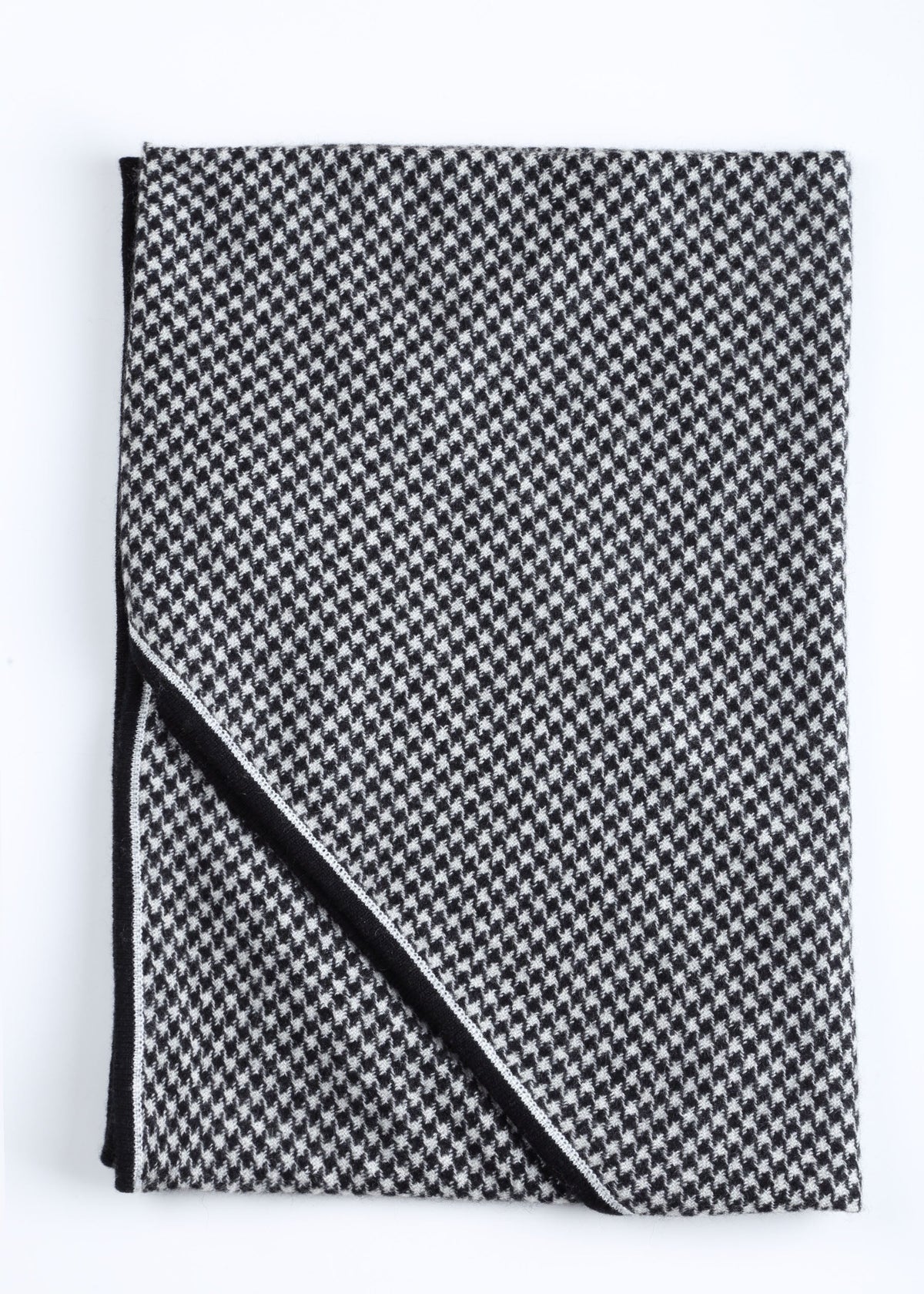 Checked Cashmere Foulard