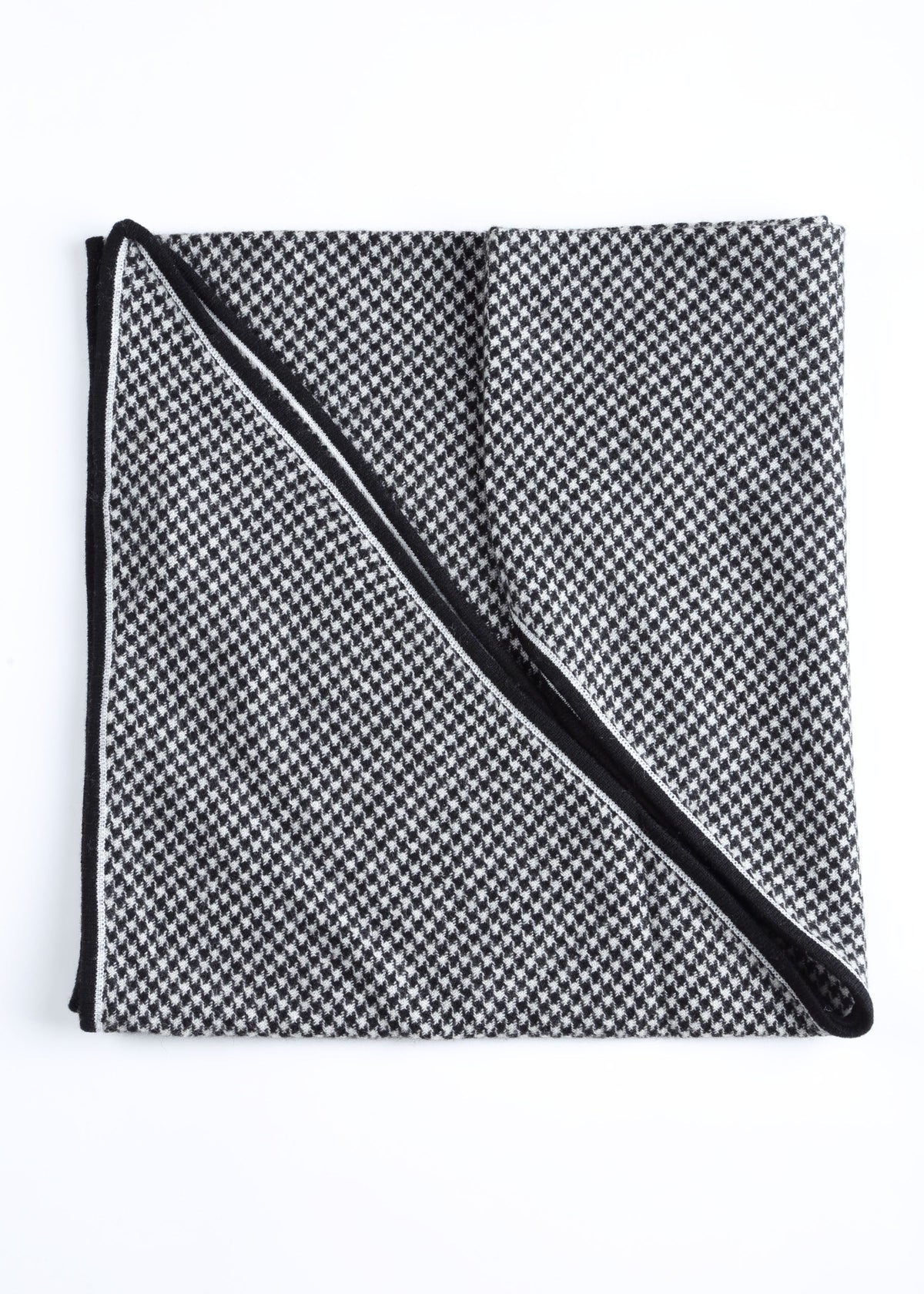 Checked Cashmere Foulard