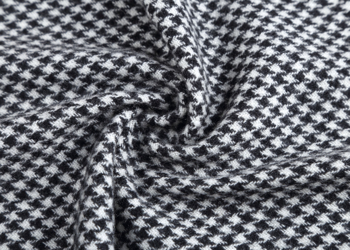 Checked Cashmere Foulard